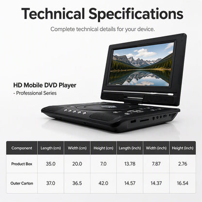 Multifunctional Portable HD DVD Player