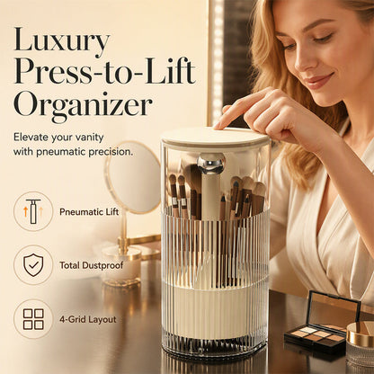 Elegant Dustproof Makeup Brush Organize