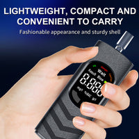 Rechargeable Alcohol Tester with LCD Screen and Voice Broadcast