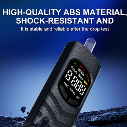 Rechargeable Alcohol Tester with LCD Screen and Voice Broadcast