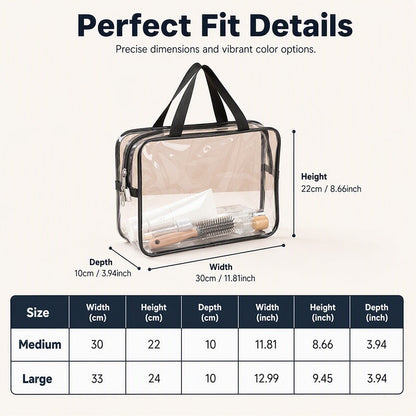 🧸 LIMITED TIME 50% OFF! Transparent PVC Toy Storage Bag – Clear Visibility, Waterproof & Durable – Keeps Blocks, Cars & Dolls Organized 🚗✨