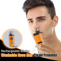🎯 2026 Sale — Over 32,700 Sold!🪒 Rechargeable Blade Washable Nose Hair Clean Trimmer