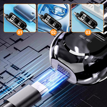 🎯 2026 Sale — Over 32,700 Sold!🪒 Rechargeable Blade Washable Nose Hair Clean Trimmer