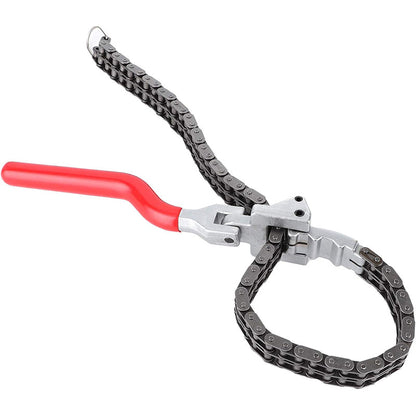🔧 50% OFF NOW! ⛓️ Heavy-Duty Chain Oil Filter Wrench – Wide 60-195mm Coverage, Reinforced Chain, Comfortable Grip – For Cars, Trucks & SUVs 💪