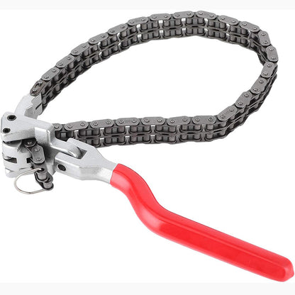 🔧 50% OFF NOW! ⛓️ Heavy-Duty Chain Oil Filter Wrench – Wide 60-195mm Coverage, Reinforced Chain, Comfortable Grip – For Cars, Trucks & SUVs 💪