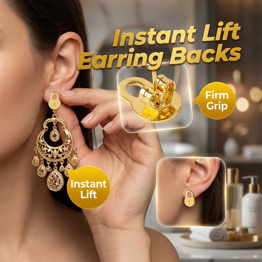 🎉 2026 Sale — Over 19,500 Sold!✨ Supportive Earring Backs For Droopy Earlobes (10pcs) ✨