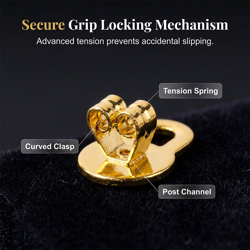 🎉 2026 Sale — Over 19,500 Sold!✨ Supportive Earring Backs For Droopy Earlobes (10pcs) ✨