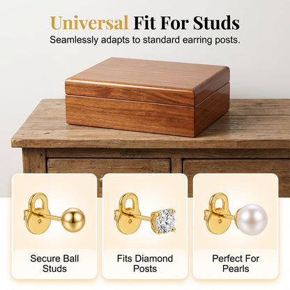 🎉 2026 Sale — Over 19,500 Sold!✨ Supportive Earring Backs For Droopy Earlobes (10pcs) ✨