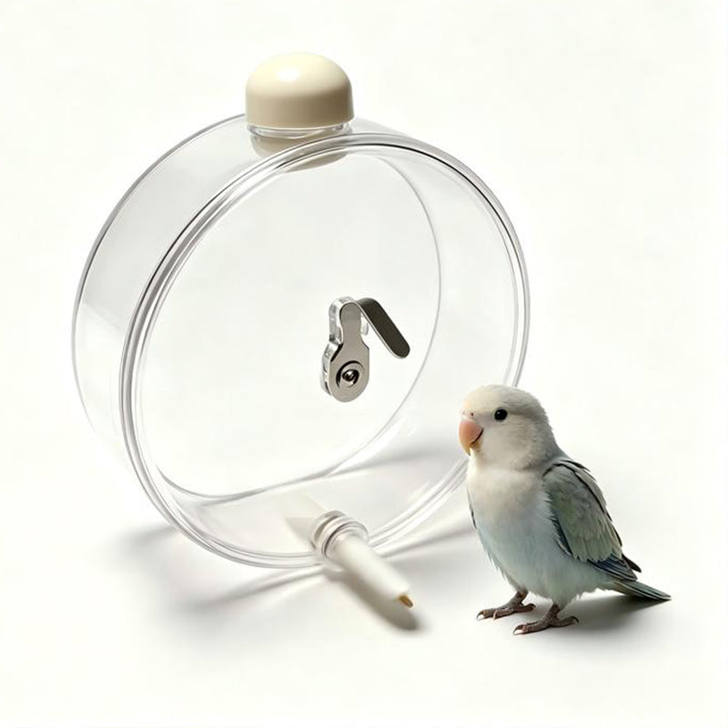 📢50% Off！🐦Clear Hanging Bird Drinker with Copper Pin