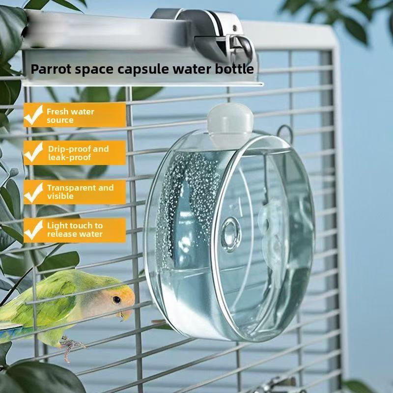 📢50% Off！🐦Clear Hanging Bird Drinker with Copper Pin