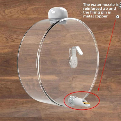 📢50% Off！🐦Clear Hanging Bird Drinker with Copper Pin