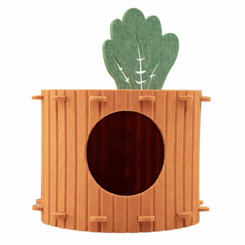 🐱 A Cute Carrot in Your Living Room – Plush Cat Cave Bed That Looks as Good as It Feels. Half Price. Free UK Delivery
