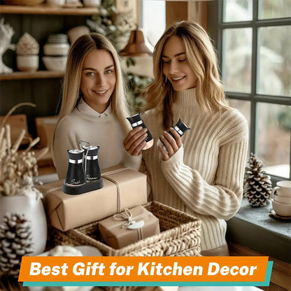 🐧 Penguin Salt & Pepper Shaker Set – 304 Stainless Steel, Precision Dispensing Lid – Adorable & Functional! ✨
