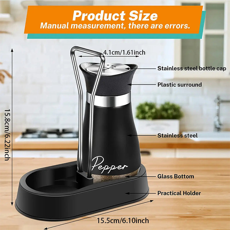🐧 Penguin Salt & Pepper Shaker Set – 304 Stainless Steel, Precision Dispensing Lid – Adorable & Functional! ✨