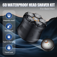 💈 50% OFF NOW! 🪒 6D Waterproof Head Shaver – 6-Blade Precision, IPX7 & Magnetic Head – For Bald Men & Smooth Scalp 🌊