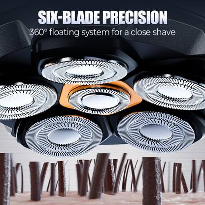 💈 50% OFF NOW! 🪒 6D Waterproof Head Shaver – 6-Blade Precision, IPX7 & Magnetic Head – For Bald Men & Smooth Scalp 🌊