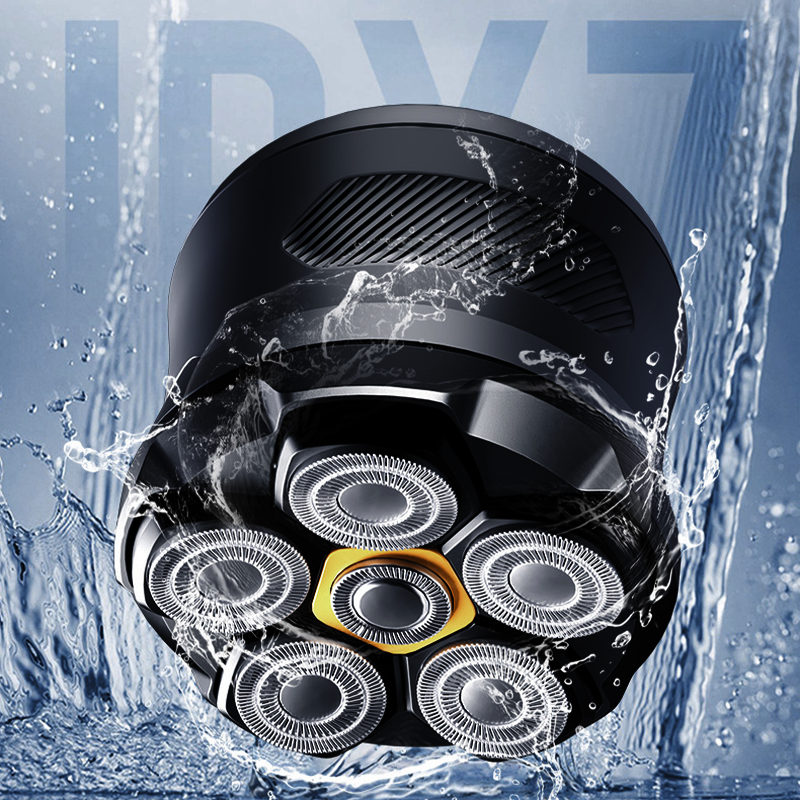 💈 50% OFF NOW! 🪒 6D Waterproof Head Shaver – 6-Blade Precision, IPX7 & Magnetic Head – For Bald Men & Smooth Scalp 🌊