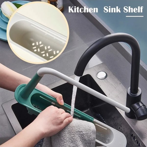 🔥Hot Sale🔥Updated Telescopic Sink Storage Rack
