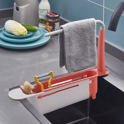 🔥Hot Sale🔥Updated Telescopic Sink Storage Rack