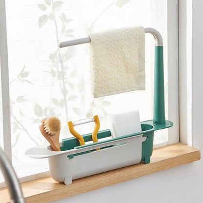 🔥Hot Sale🔥Updated Telescopic Sink Storage Rack