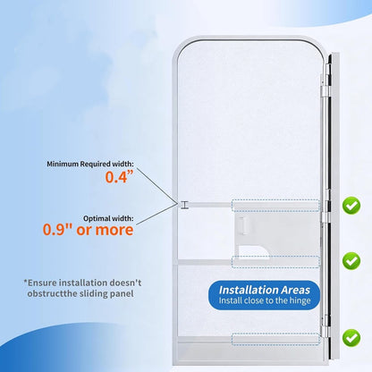 RV Screen Door Closer with Adjustable Tension