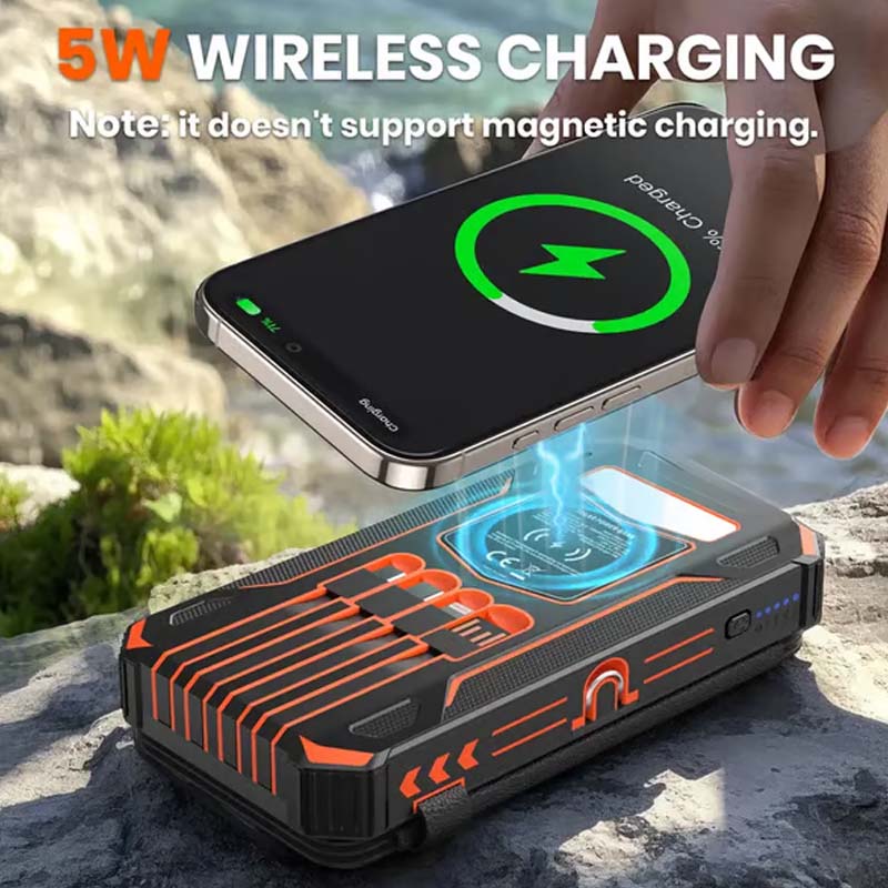 ⏳🔥LIMITED-TIME 50% OFF! ⏰☀️ Solar Power Bank – 20000mAh, Foldable 4-Panel Solar, IPX5 & LED Flashlight – For Camping & Emergencies 🏕️
