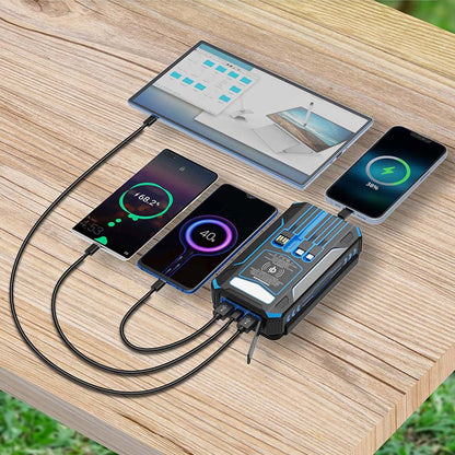 ⏳🔥LIMITED-TIME 50% OFF! ⏰☀️ Solar Power Bank – 20000mAh, Foldable 4-Panel Solar, IPX5 & LED Flashlight – For Camping & Emergencies 🏕️