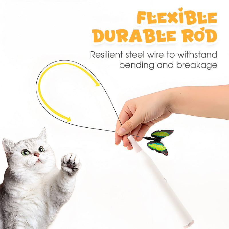 Fun Interactive Suction Cup Cat Wand Toy😻