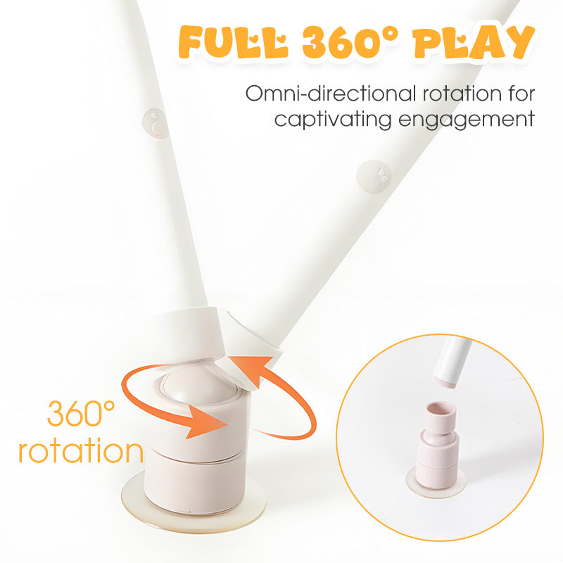 Fun Interactive Suction Cup Cat Wand Toy😻