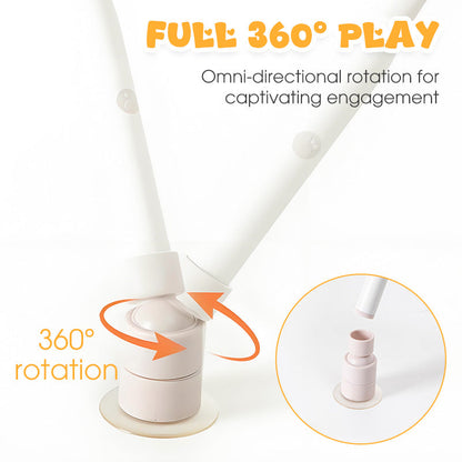 Fun Interactive Suction Cup Cat Wand Toy😻