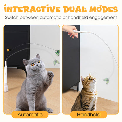 Fun Interactive Suction Cup Cat Wand Toy😻