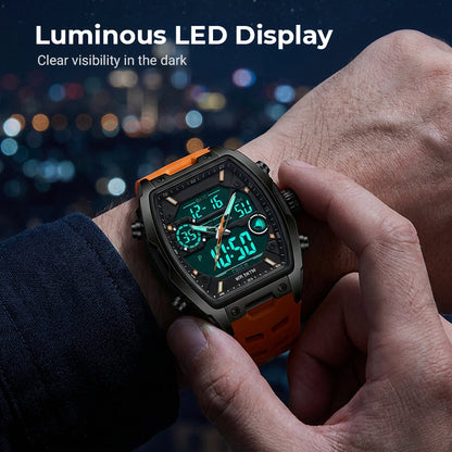 ⏳🔥LIMITED-TIME 50% OFF! ⏰Men's Dual Display Sports Watch with Luminous Dial