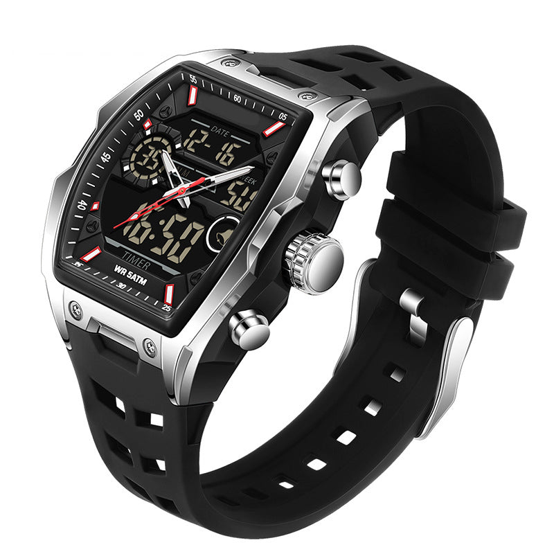 ⏳🔥LIMITED-TIME 50% OFF! ⏰Men's Dual Display Sports Watch with Luminous Dial