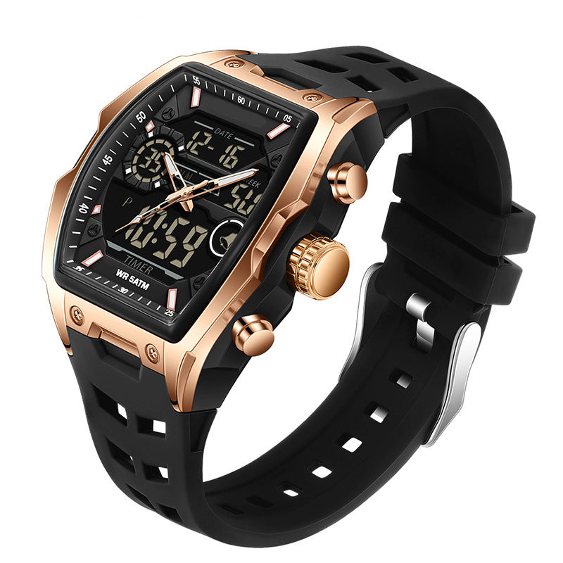 ⏳🔥LIMITED-TIME 50% OFF! ⏰Men's Dual Display Sports Watch with Luminous Dial