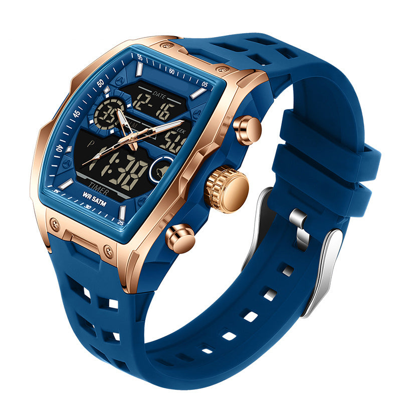 ⏳🔥LIMITED-TIME 50% OFF! ⏰Men's Dual Display Sports Watch with Luminous Dial