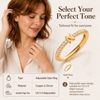 📢📢50% OFF & In stock ⏰Minimalist Adjustable Initial Ring for Women