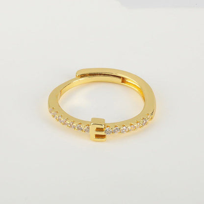 🌸 50% OFF NOW! 🌸Minimalist Adjustable Initial Ring for Women