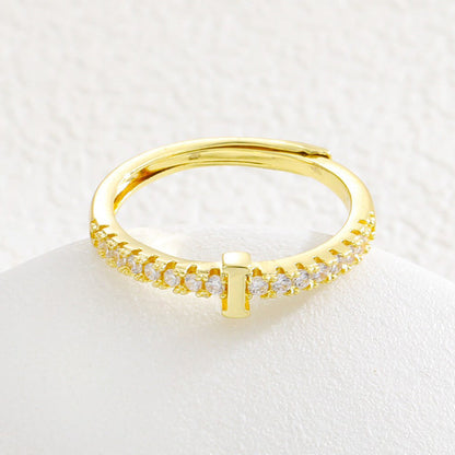 📢📢50% OFF & In stock ⏰Minimalist Adjustable Initial Ring for Women
