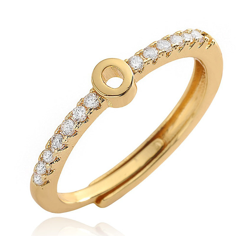 📢📢50% OFF & In stock ⏰Minimalist Adjustable Initial Ring for Women