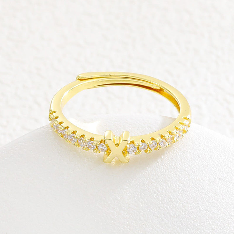 🌸 50% OFF NOW! 🌸Minimalist Adjustable Initial Ring for Women