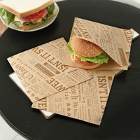 Grease-Resistant Paper Bags for Sandwich Wrapping