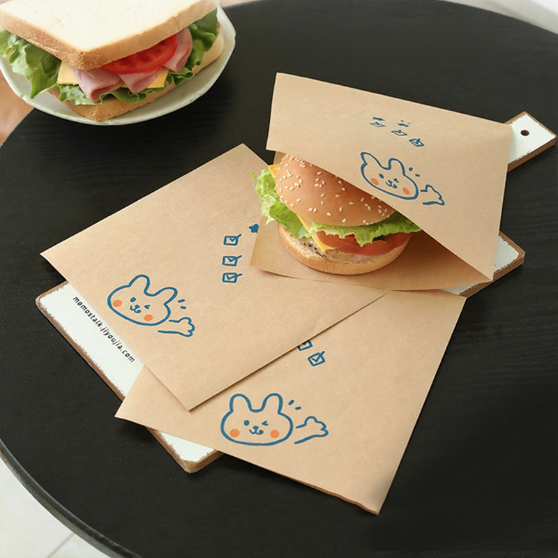 Grease-Resistant Paper Bags for Sandwich Wrapping