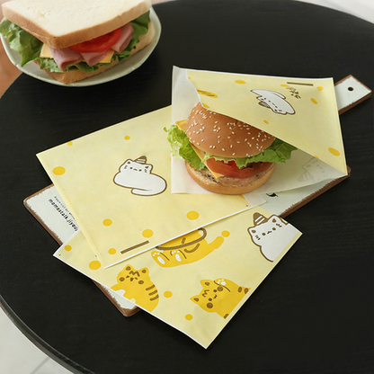 Grease-Resistant Paper Bags for Sandwich Wrapping