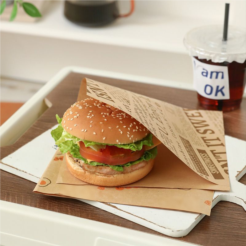 Grease-Resistant Paper Bags for Sandwich Wrapping