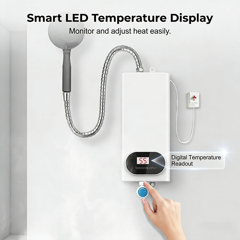 Compact & Safe Instant Electric Water Heater