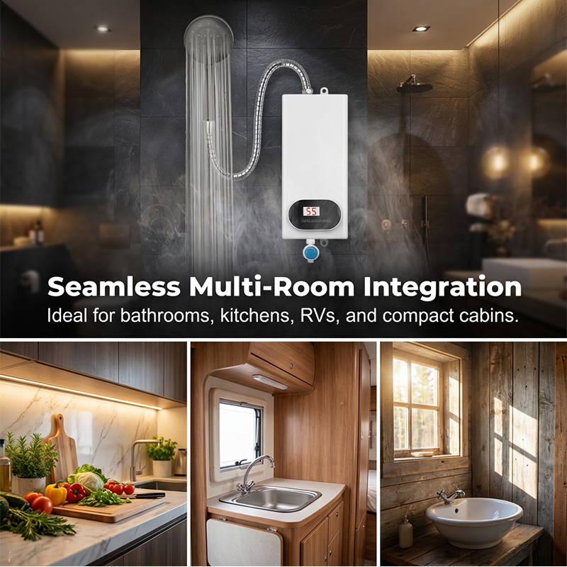 Compact & Safe Instant Electric Water Heater