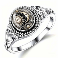 📢📢50% OFF & In Stock⏰Retro Sun and Moon Totem Ring