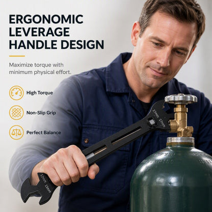 Multi-Use Gas Cylinder Wrench