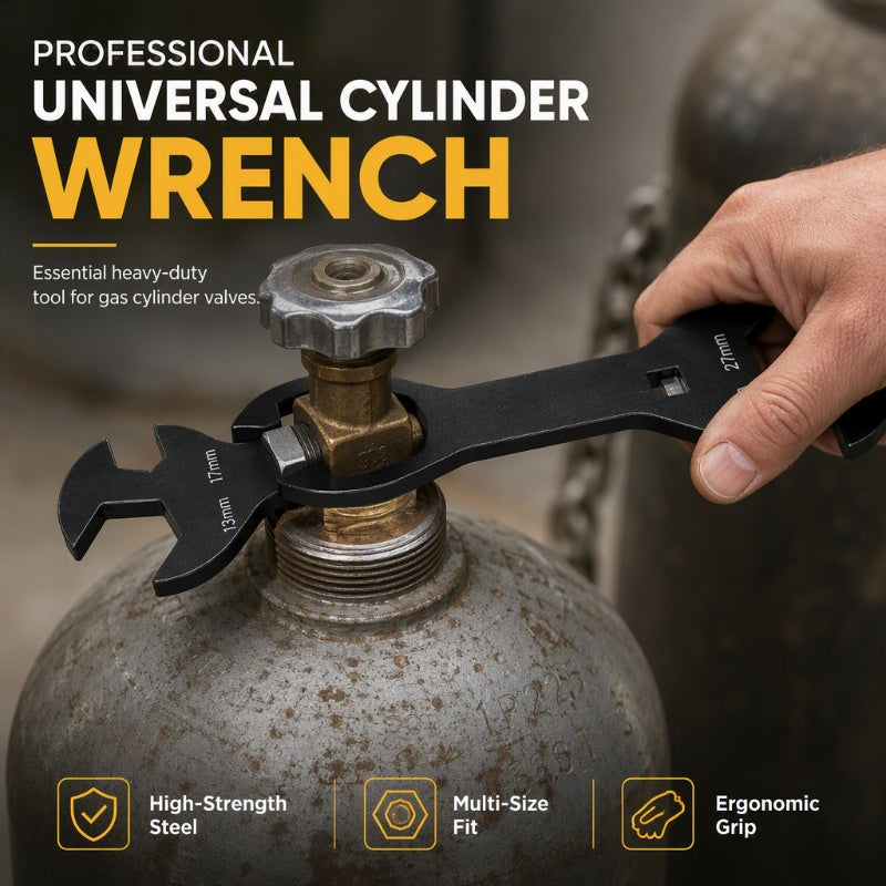 Multi-Use Gas Cylinder Wrench