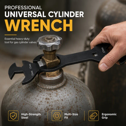 Multi-Use Gas Cylinder Wrench